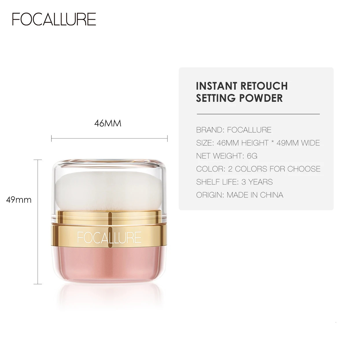 FOCALLURE Glitter Bronzers Highlighter Powder Palette Makeup Shimmer Face Contour Blusher Body Highlighter Cosmetics 240709