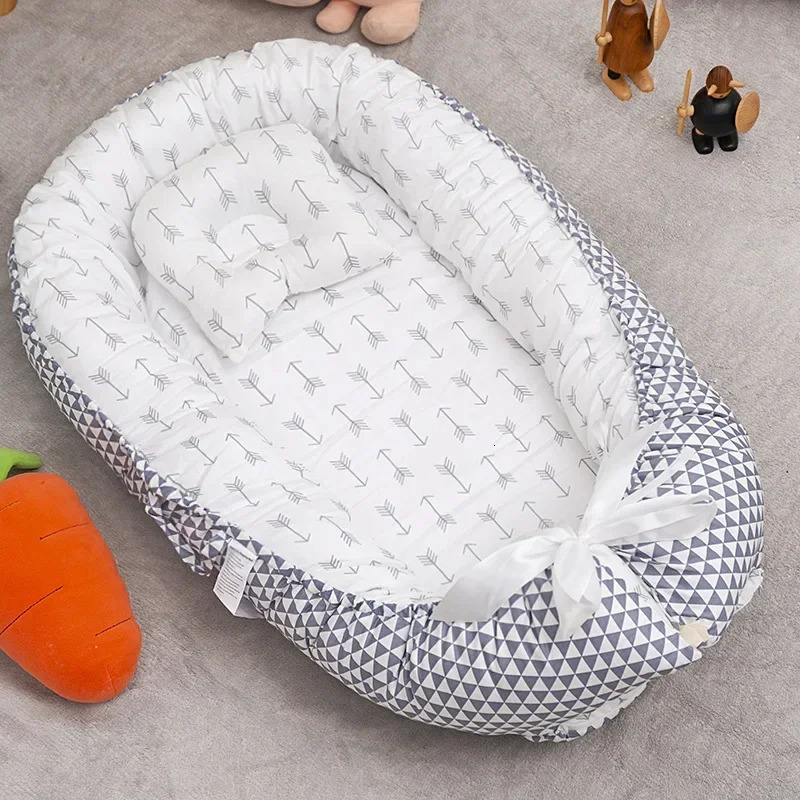 Collapsible Removable Portable Compression Crib Portable Baby Crib Infant Cradle Cot born Nursery Bassinet Travel Folding 240619