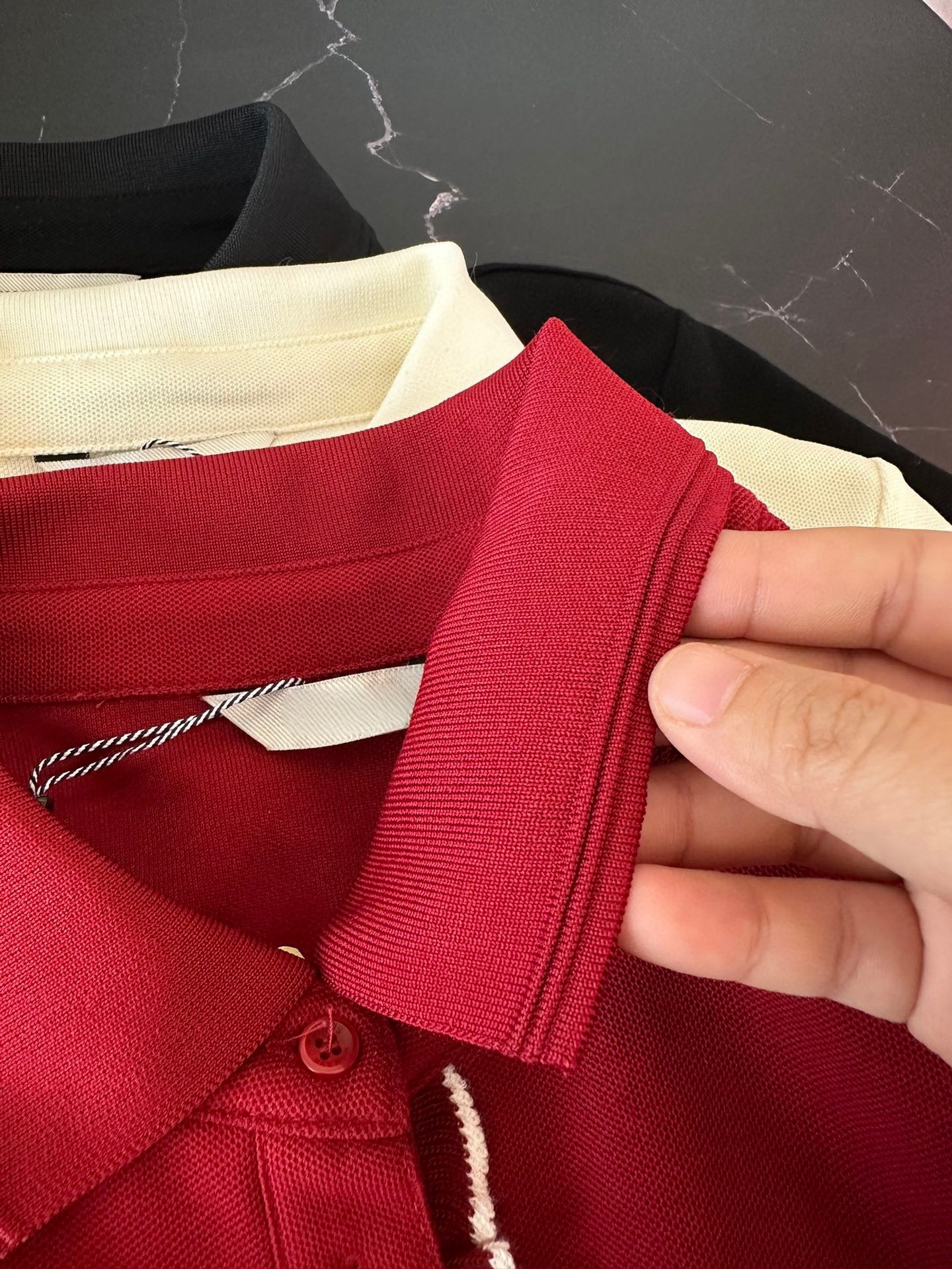 Designer Summer Slim Fit POLO Dress With Cotton Temperament Wood Ear Trim Casual Womens Popular Short Sleeved White And Black Mid-Length Dress.