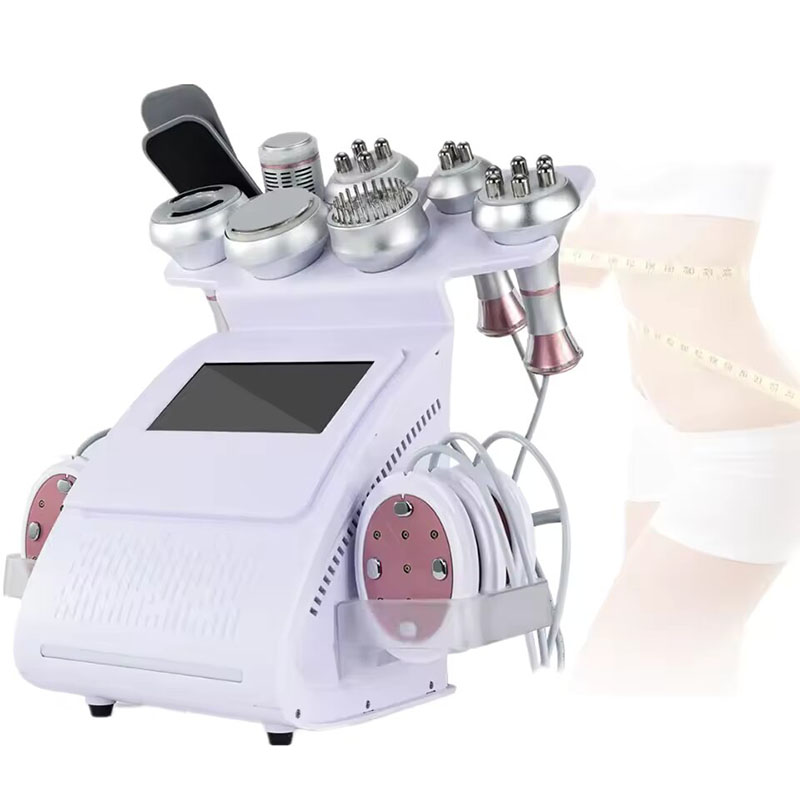 9 in 1 Ultrasonic 80 Cavitation Machine Weight Slimming Fat Loss Body Shaping Face Lifting Anti Aging Cellulite Removal RF Fat Burner Laser EMS Cold L