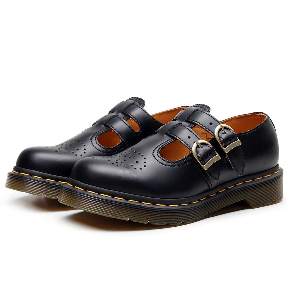 MARYJANE Mary Jane 8065 Genuine Leather Low Cut Martin Shoes Women's British Fashion Student Casual DML Sole