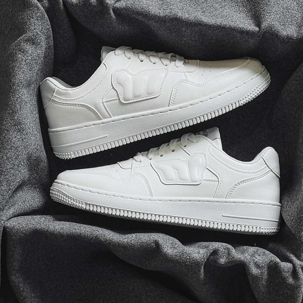 Ddmysports Spring New Student Board Men S Trendy Low Top Breathable Casual Solid Color Little White Shoes OUTDOOR
