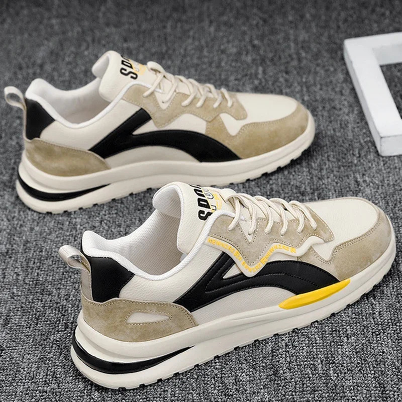 Fashion Breathable Autumn Men Flat Lace Up Sneakers Male Comfort Sport Outdoor Running Shoes atillas Hombre