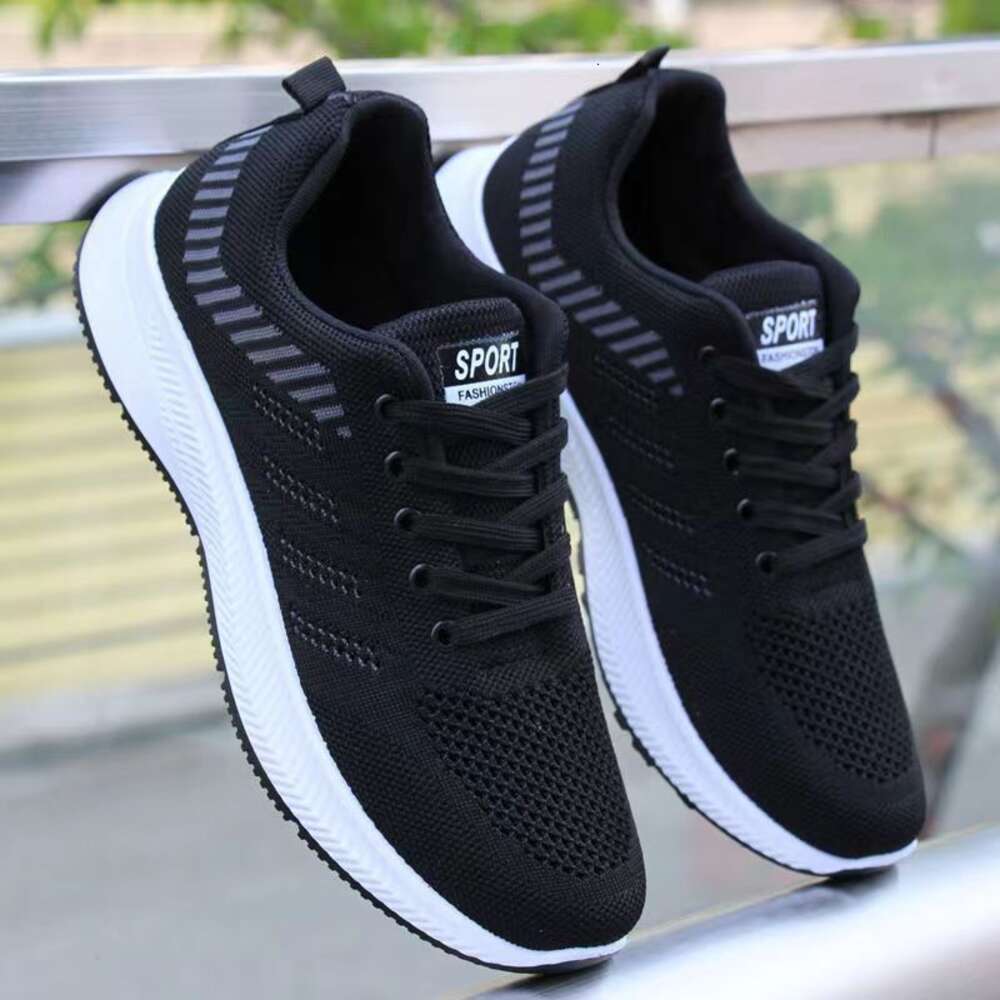 Ddmyoutdoor New Sports Breathable Mesh Versatile Casual Running Flying Weaving Fashion Shoes Men S