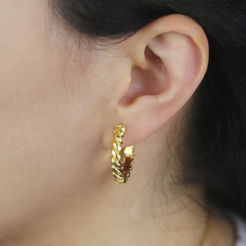 Gold Snake Necklace - Punk Metal Herringbone Choker for Women Men, Chunky Jewelry bd6a