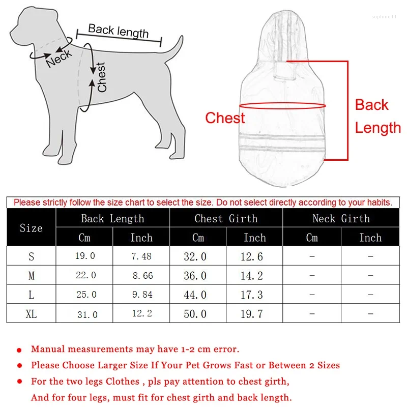 Update Dog Apparel Pet Rain Coat Summer Outdoor S-Xl Hoody Waterproof Jackets PU Raincoat For Dogs Cats Clothes
