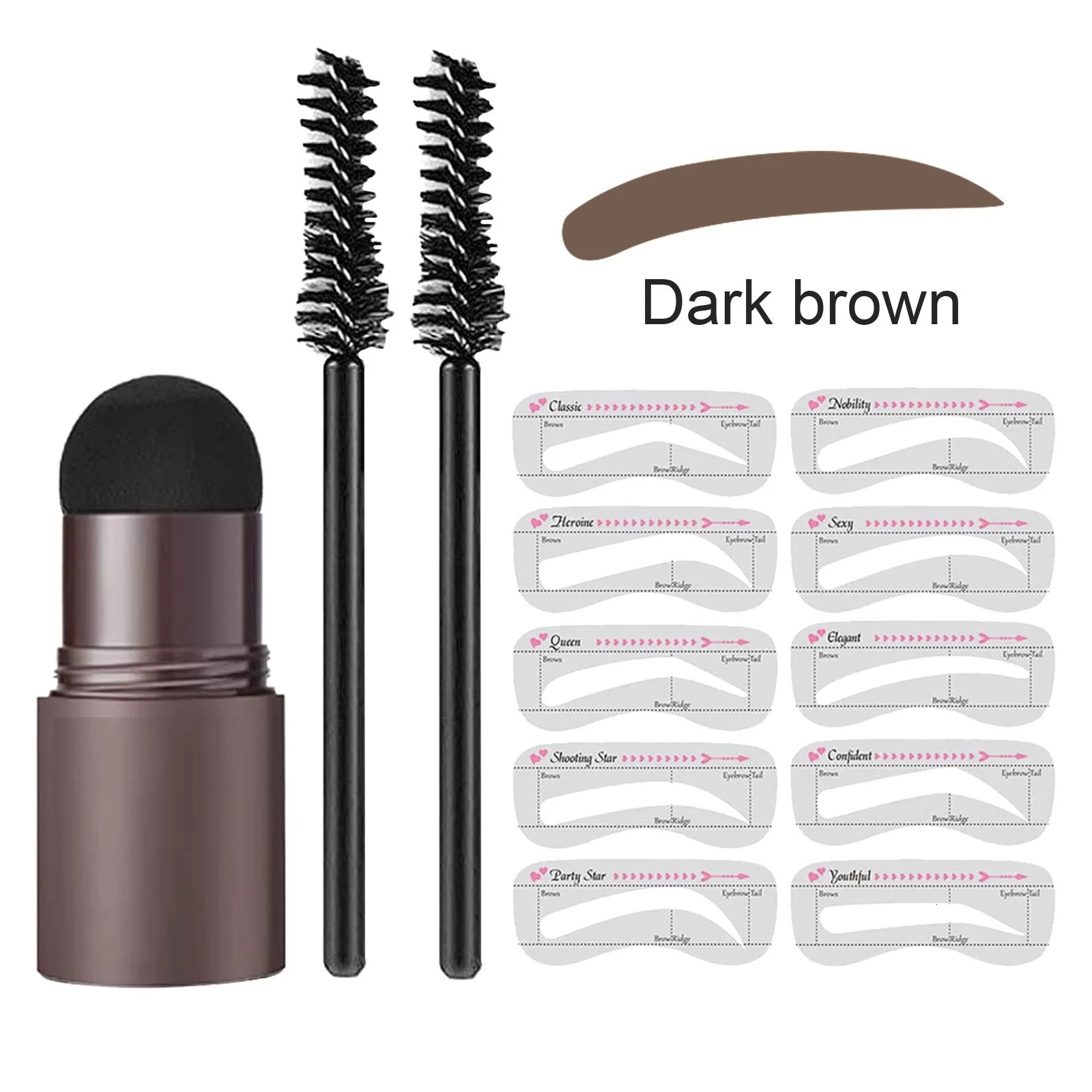 makeup products Eyebrow Stamp Shaping Kit Set maquiagem Hairline Enhance Make-up for women maquillage femme 240620