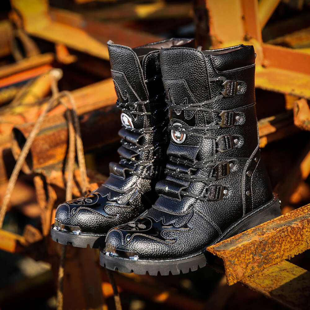 S Ddmysaturn Men Military Men Martin Boots Mid Length Combat