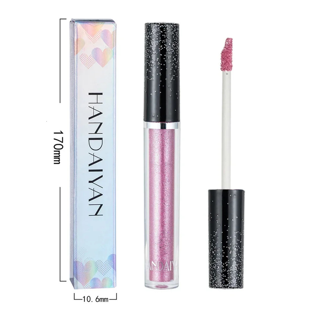 HANDAIYAN Liquid Eyeshadow Metallic Diamond Shiny Eye Liner Pen Giltter Eyeshadow Palette Lasting Shimmer Brighten Cosmetics 240704