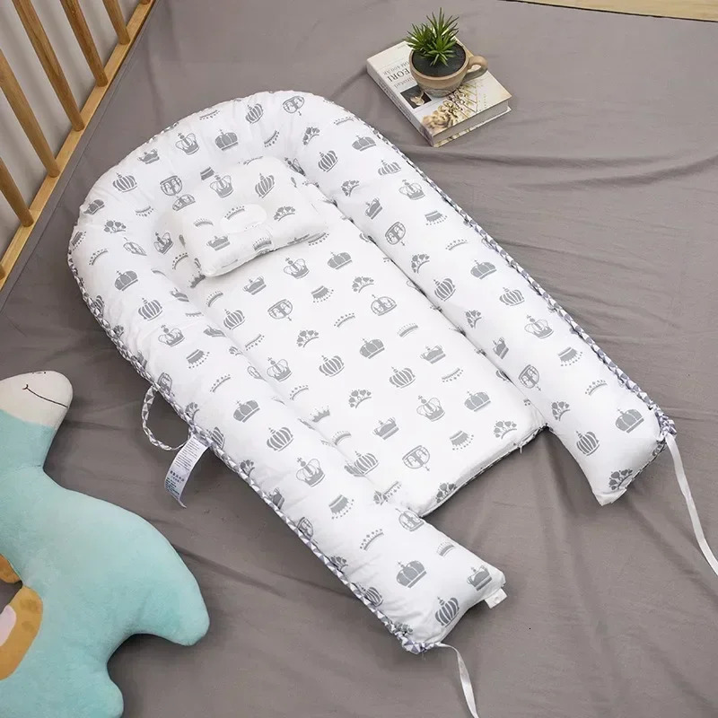 Collapsible Removable Portable Compression Crib Portable Baby Crib Infant Cradle Cot born Nursery Bassinet Travel Folding 240619