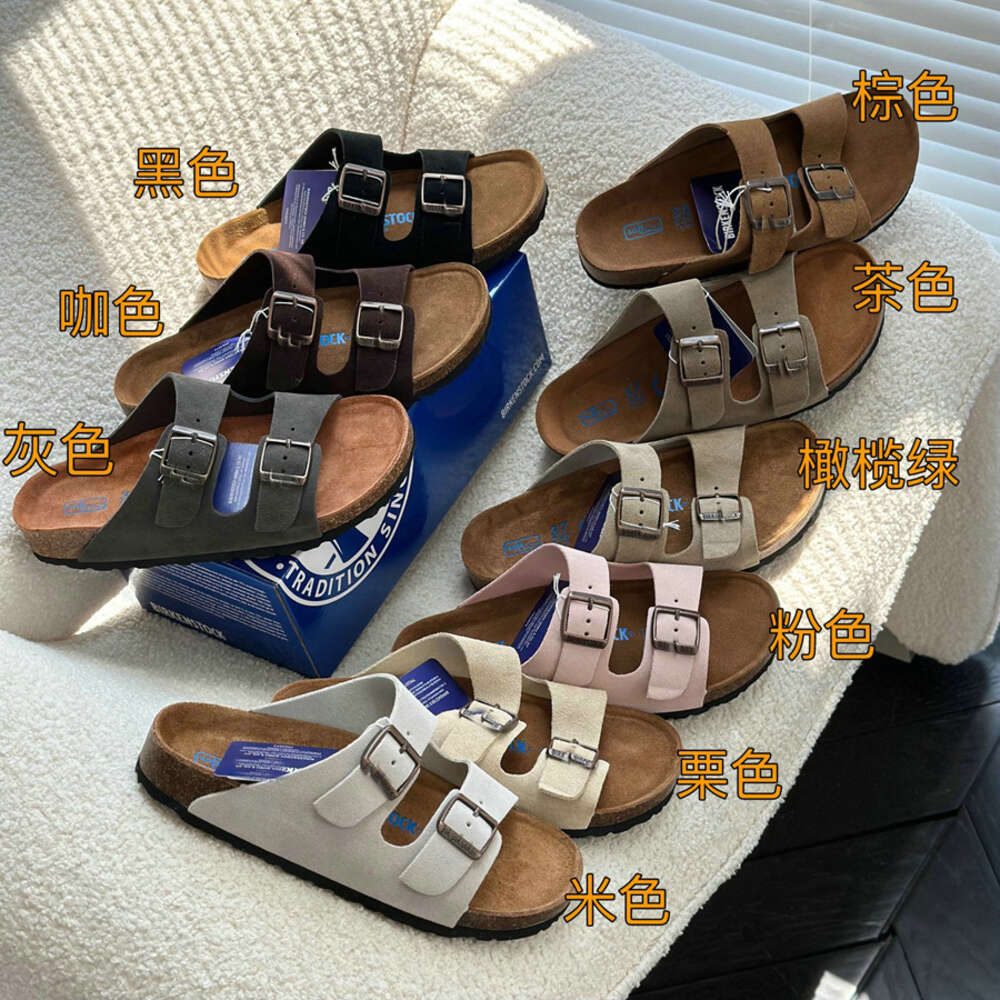 Produced Beef Dongguan Products Men Women Summer Flat Bottomed Outer Wear Couple Double Row Buttoned Sandals And Single Shoes Ddmysaturn