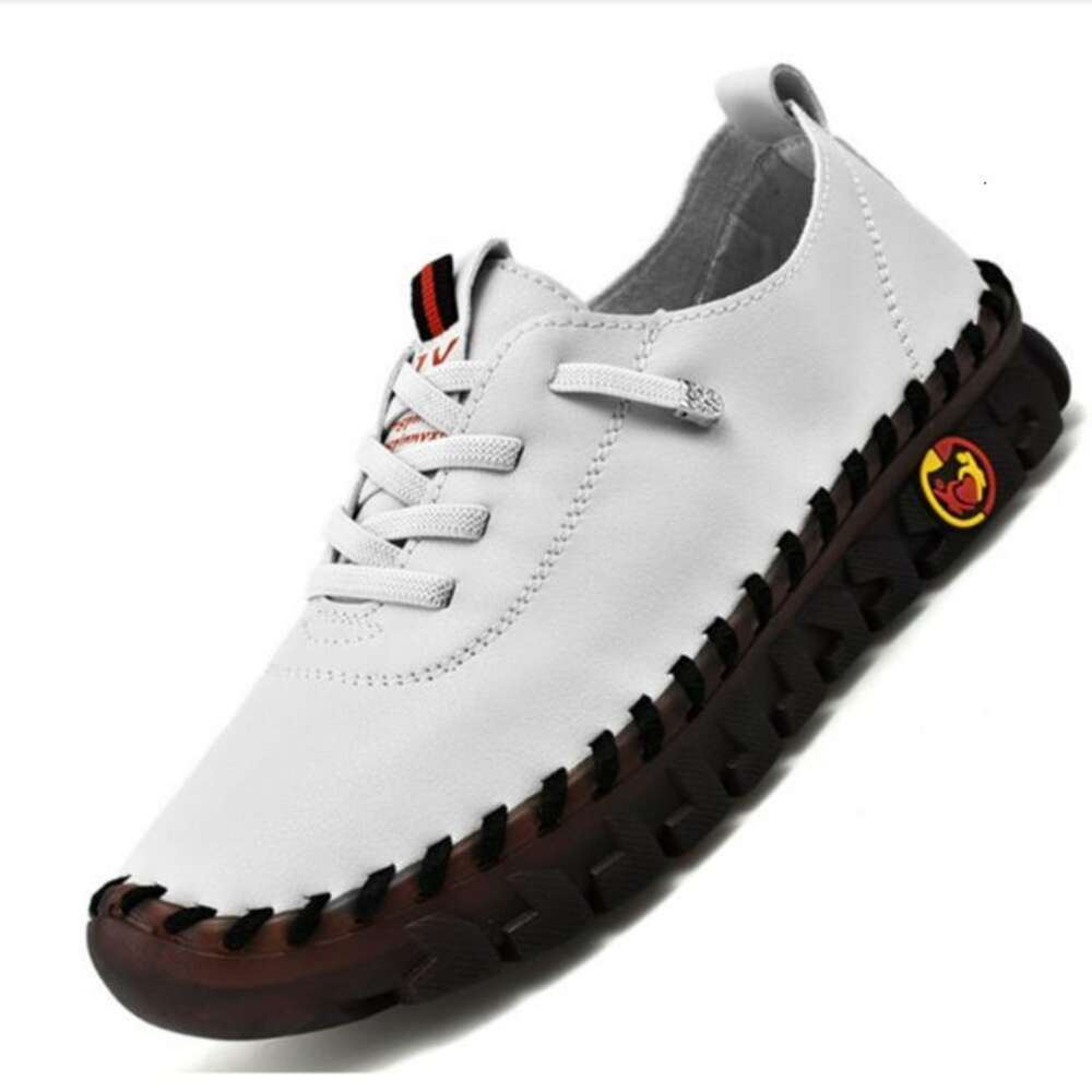 Handmade Stitching Pure Large Size Student Female Flat Soled Mother Single Shoes Casual Ddmysaturn