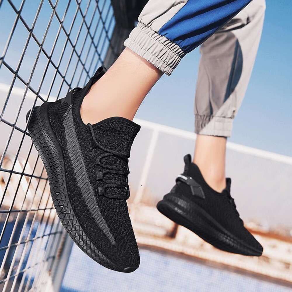 Ddmysports Sports Men S Fly Woven Versatile Summer Straight Mesh Shoes Casual Korean Version Trendy New Style OUTDOOR