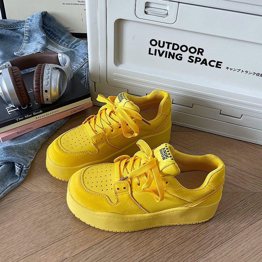 Ddmyoutdoor Summer Dopamine Thick Soled Elevator Board Women New Sports Fashion Casual Bread Shoes Outdoor