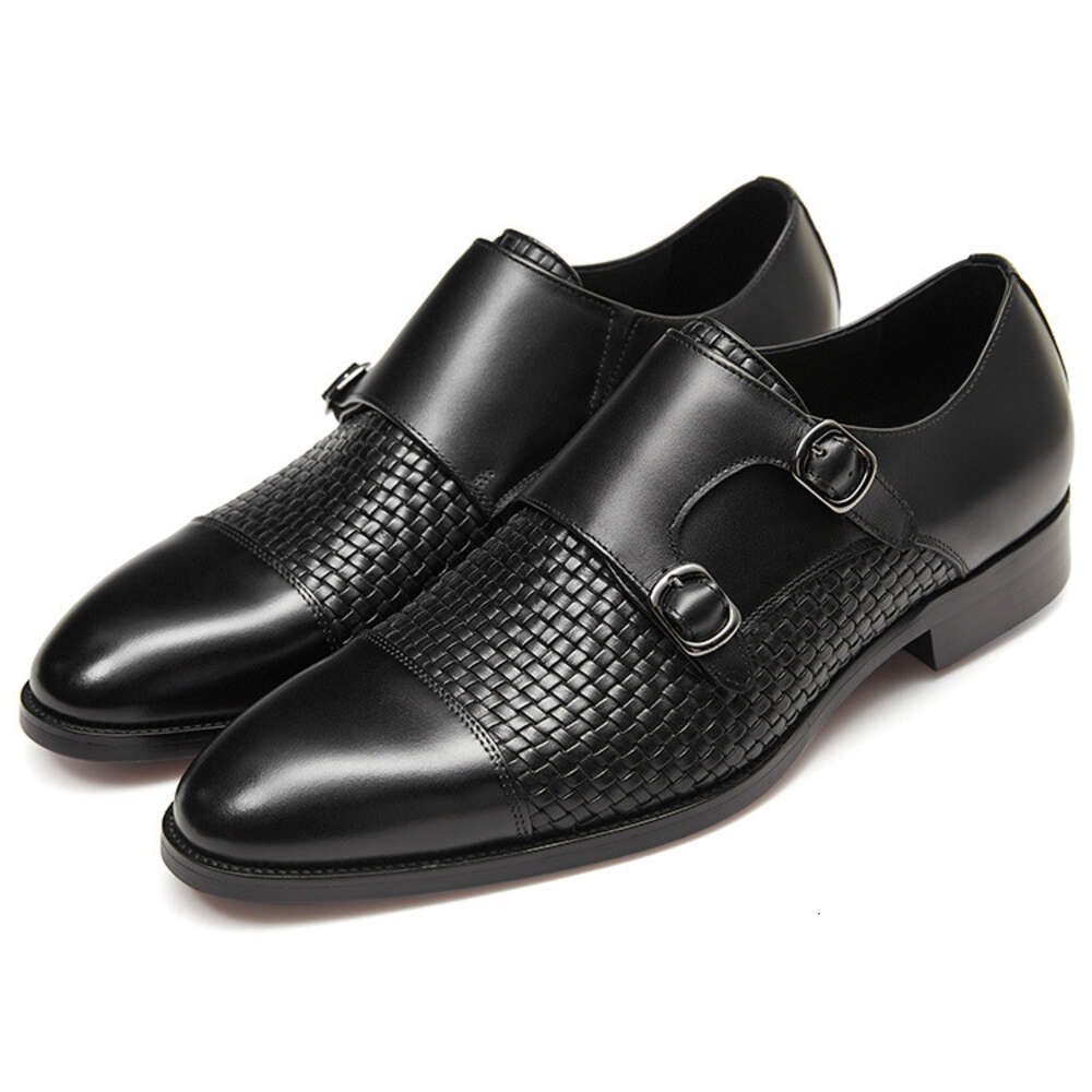 Business Top Colored Layer Cowhide Rubber Sole Cover Shoes Belgian Loafers Fashion Casual British Men S Leather Ddmysaturn