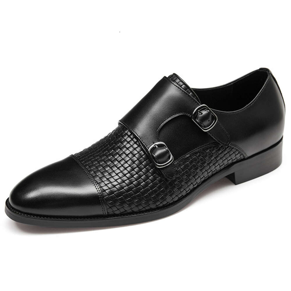 Business Top Colored Layer Cowhide Rubber Sole Cover Shoes Belgian Loafers Fashion Casual British Men S Leather Ddmysaturn