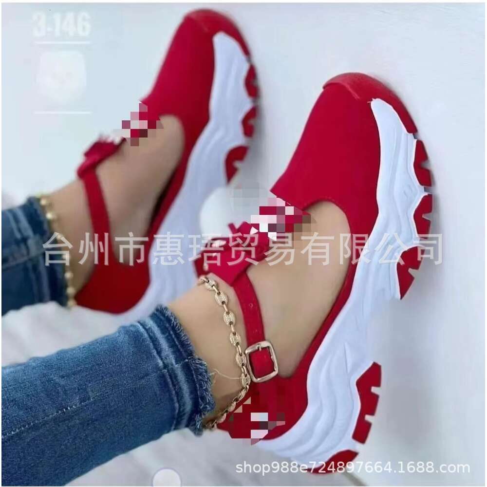 Ddmysports New Large Casual One E Buckle Bow Ollow Single Shoes Women S OUTDOOR