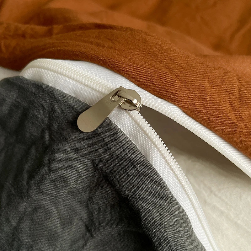 Caramel color Bedding Comforter sets Duvet Cover Bedsheets set with Pillows Case Bed Linens Set Queen/King Bed edredones de cama 240620