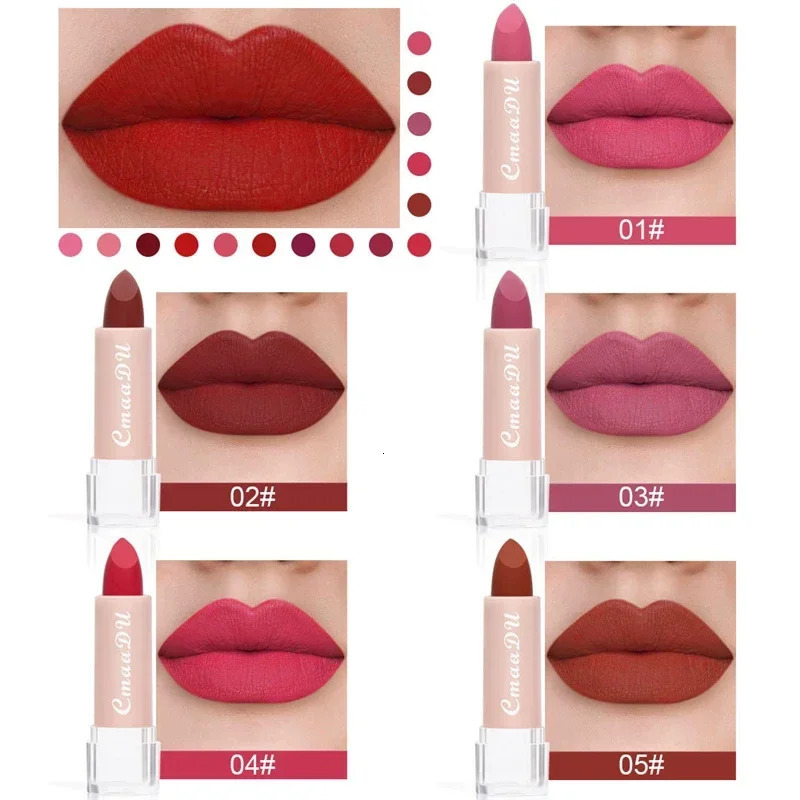 15Colors Velvet Matte Lipstick Sexy Woman Lipgross Tint for Lips Long Lasting Waterproof Non-stick Cup Lip Cosmetics Lip Make Up 240620