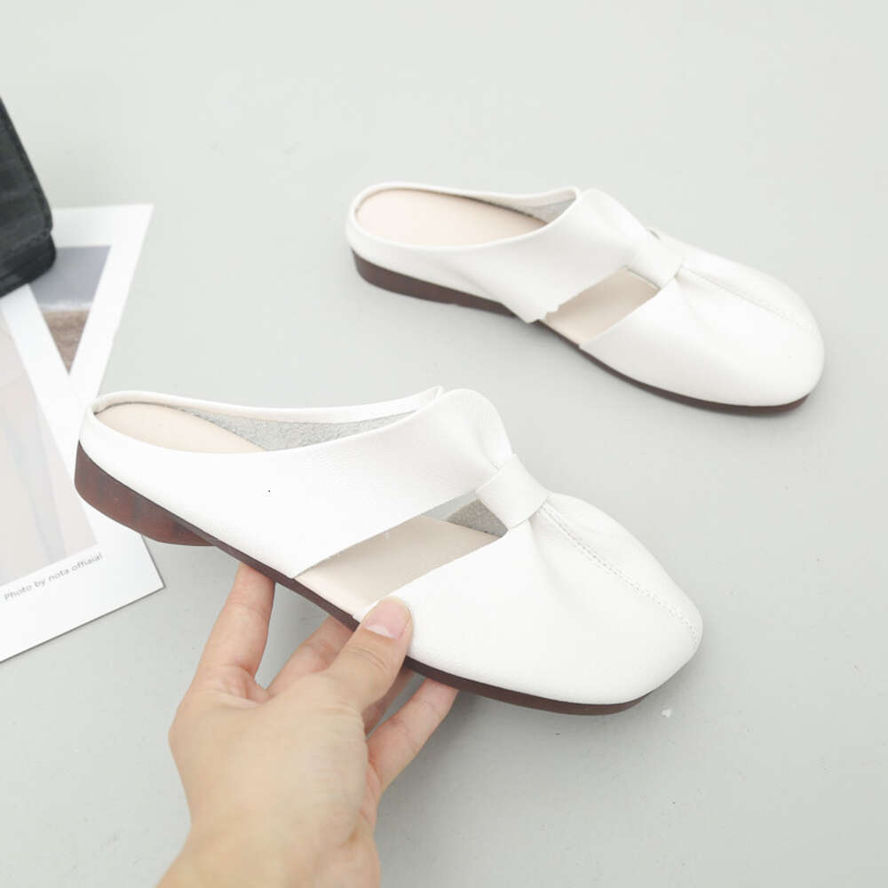 Size New Large For Women S Outwear Soft Sole Headed Half With Hollow Folded Slippers Ddmysaturn