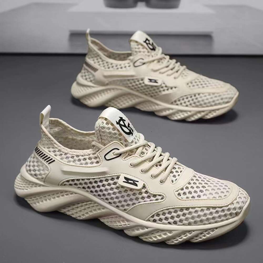 Ddmyoutdoor For Men New Summer Breathable Hollow Thin Men S Mesh Leisure Sports Running Air Conditioning Shoes