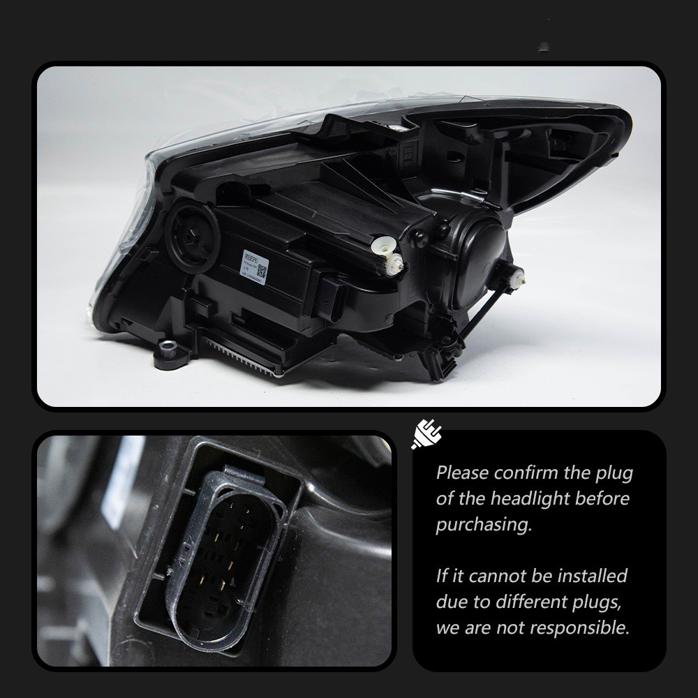 For Benz Vito Headlight 20 16-2023 W447 Headlights Plug and Play with LED DRL Dynamic Turning Front LED Head Lights