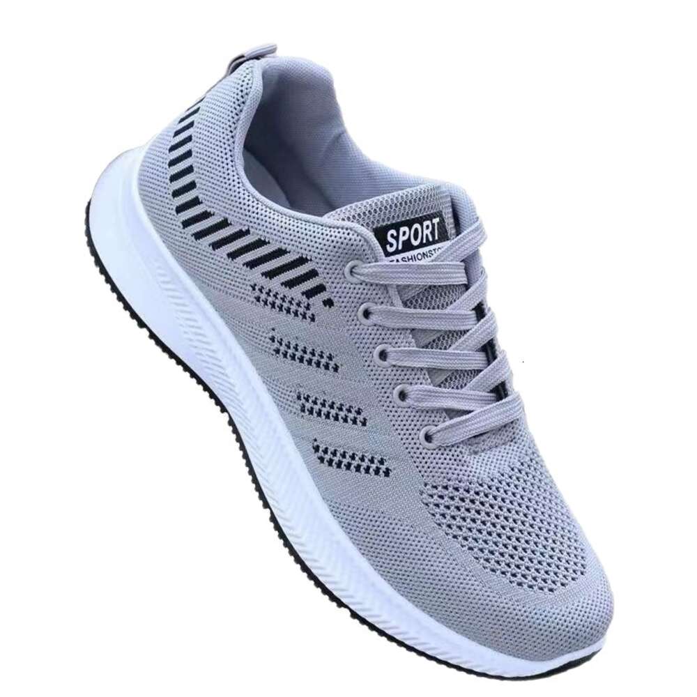 Ddmyoutdoor New Sports Breathable Mesh Versatile Casual Running Flying Weaving Fashion Shoes Men S