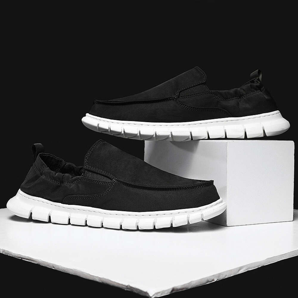 Ddmysports Breathable Casual Oversized Canvas One Foot Lazy Lightweight Sewn Shoes Thin Cloth Men S OUTDOOR