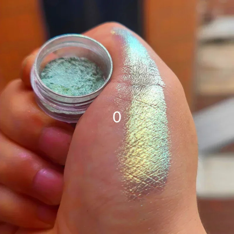 Infinite Chrome Laser Eyeshadow Chameleon Pigment Rainbow Eyeshadow Powder Light Change Holographic Eyeshadow Pigment Glitter 240620