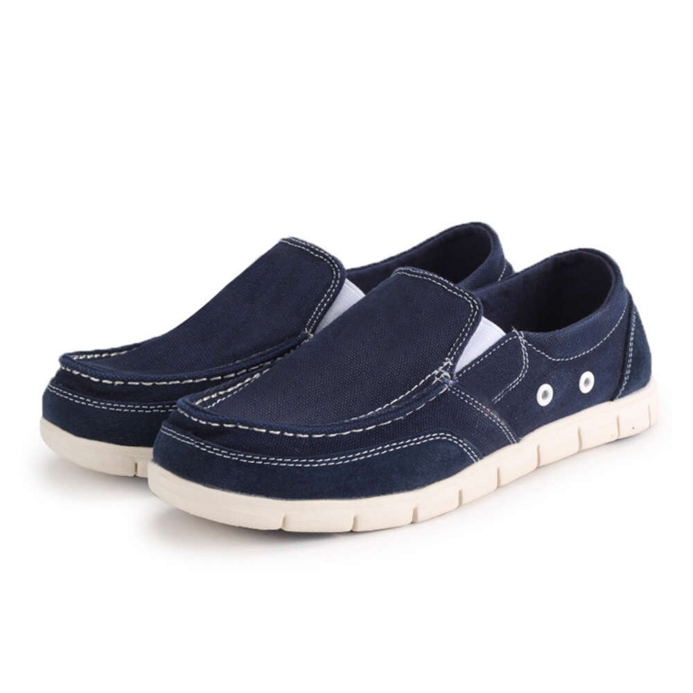 Ddmysports Spring Season Men S Old Beijing Large Canvas Casual And Breathable One Step Kick Autumn Dad Father Shoes Wide Feet OUTDOOR