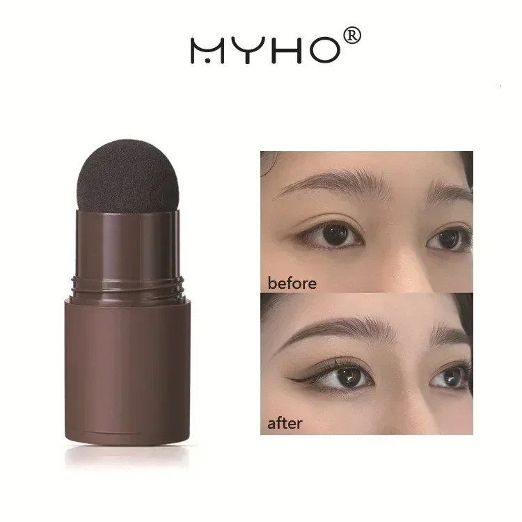 Complete professional Eyebrow Powder Stamp Shaping Kit makeup brushes eyebrow paint eyebrow pencil Eye Brows Stencil 240709