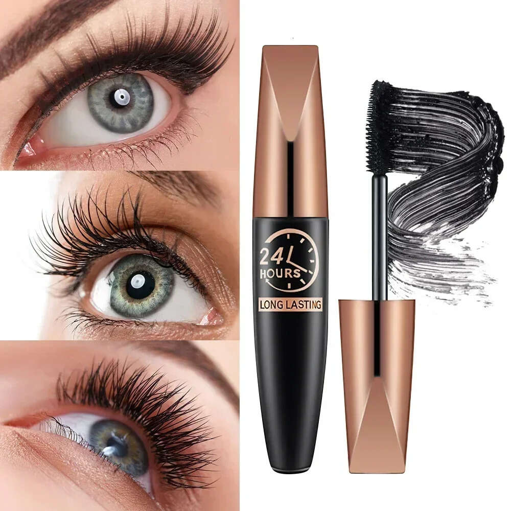 Curled Thick Silk Mascara Lengthening Waterproof Long-wearing Black Eyelash Extension Eye Beauty Makeup Women Cosmetics F620-15
