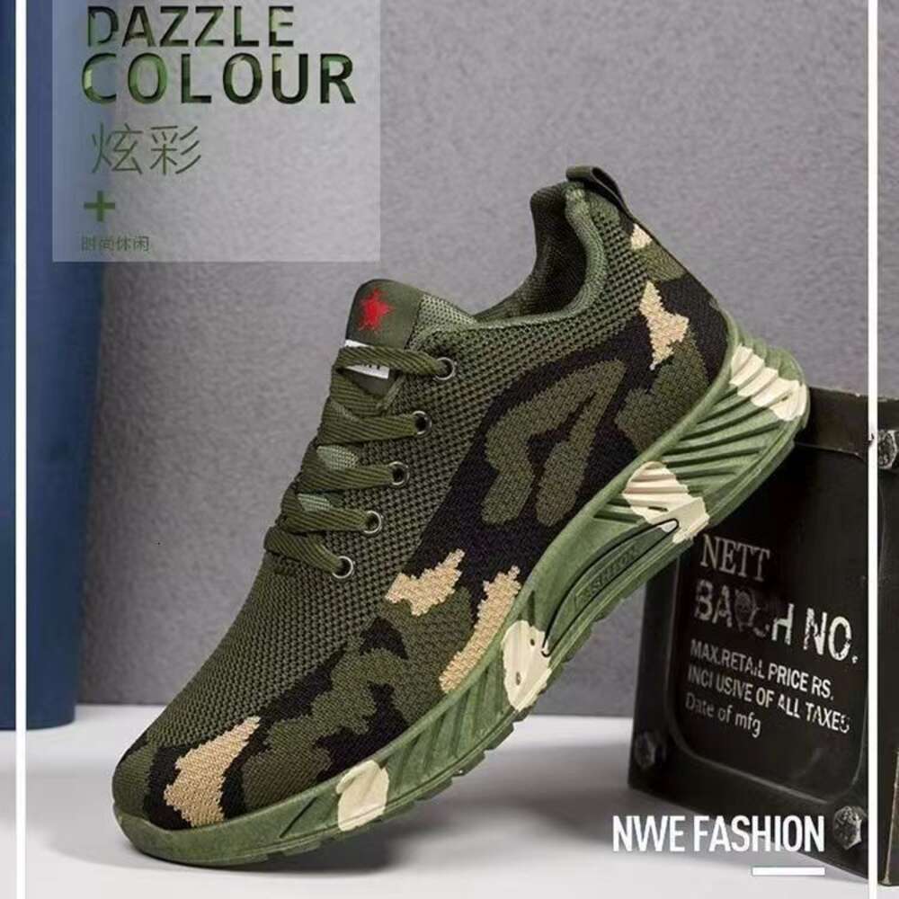Ddmysports Labor Protection Spring New Camouflage Sports Unisex Hiking Casual Outdoor Training Release Shoes Military OUTDOOR