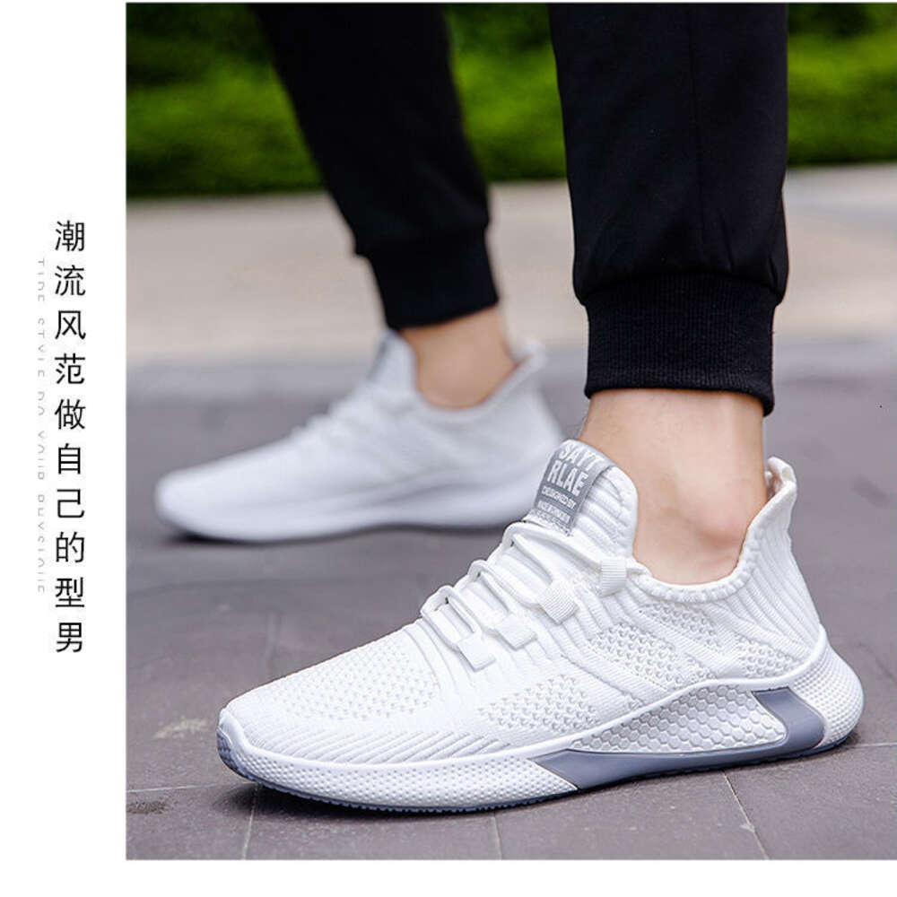 Ddmysports Flying Men S Low Cut Breathable Single Woven Mesh Shoes Casual Sports Trendy OUTDOOR