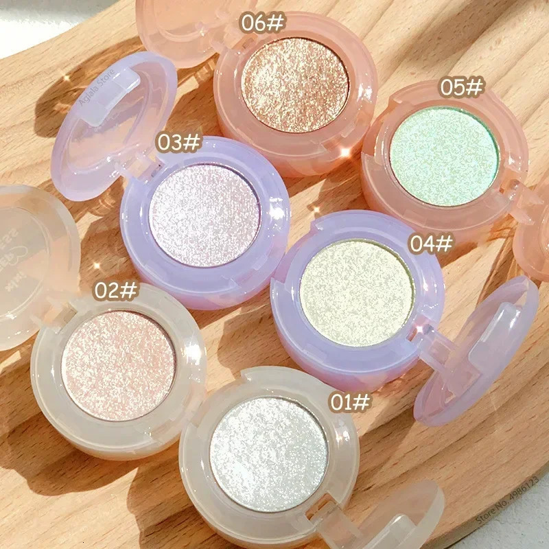 Monochrome Glitter Eyeshadow Pearlescent Highlighter Powder Makeup Diamond Eye Shadow Palette Bright Shiny Eye Makeup Cosmetics 240620