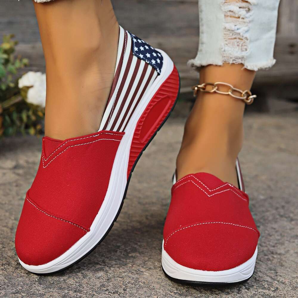 And Autumn Spring New Large Color Block Light Mouth Lazy Round Head Fashion Thick Sole Women S Casual Single Shoes Ddmysaturn