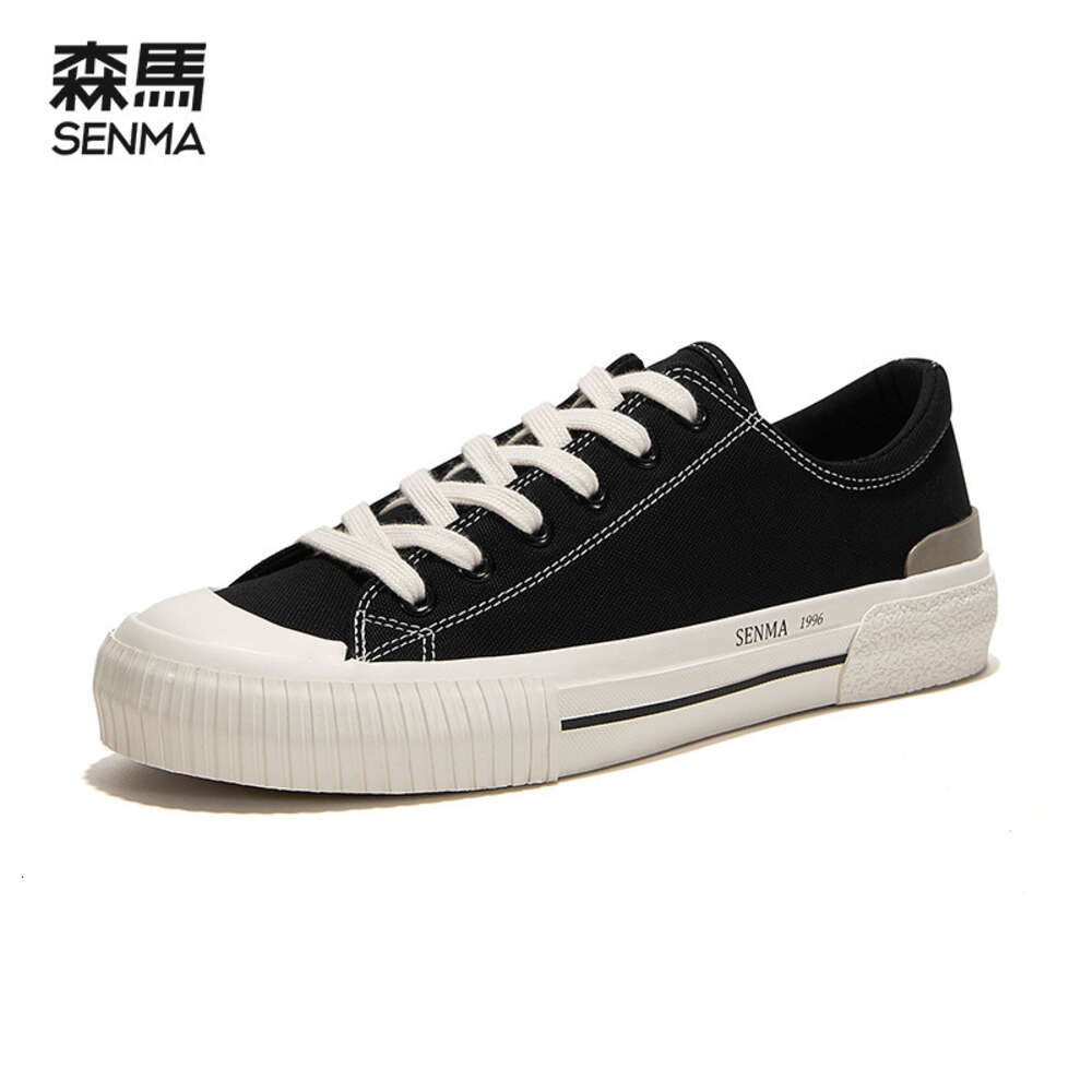 Ddmysports Senma Black Canvas For Men S Summer Breathable Trend Versatile New Low Top Board Casual Cloth Shoes OUTDOOR