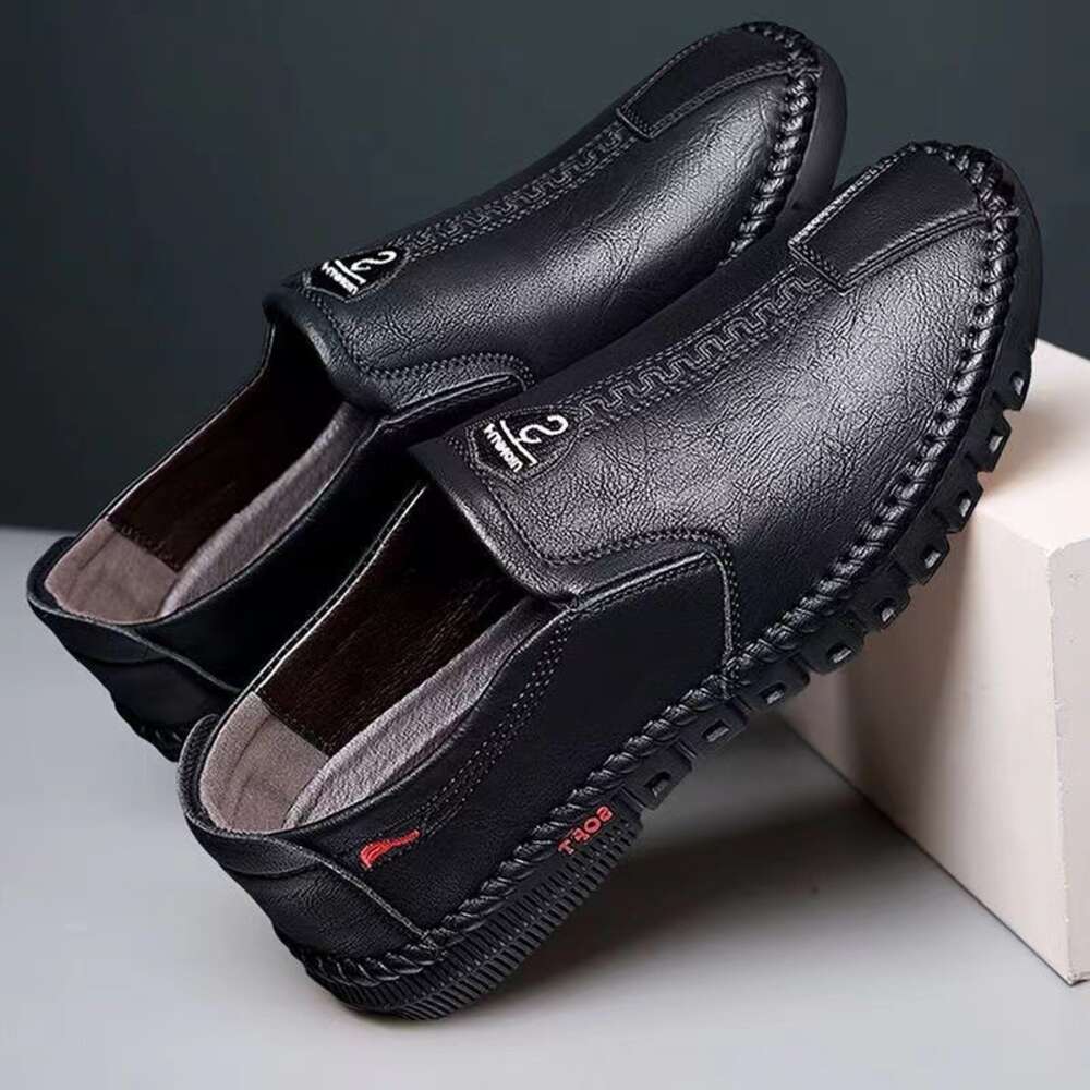 New Casual Summer Low Heel Business Fashion Trend Leather Men S Dad Single Shoes Ddmysaturn