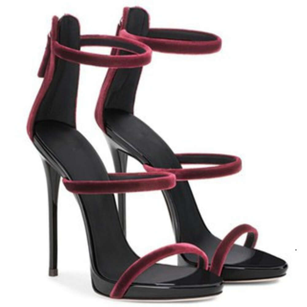 Summer New Bright Leather Open Back High Heel Women S Sandals Ddmysheep