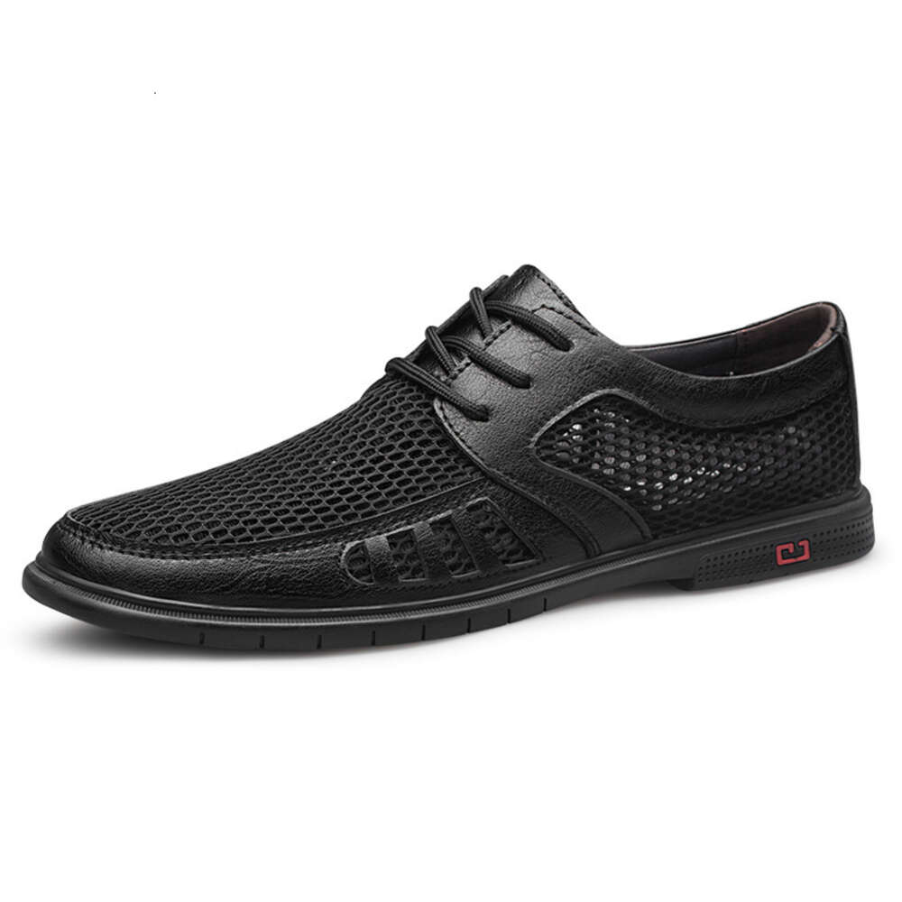 S Summer Men Hollowed Out Shoes Trendy New Products Fashionable And Casual Flying Woven Breathable Small Leather Ddmysaturn