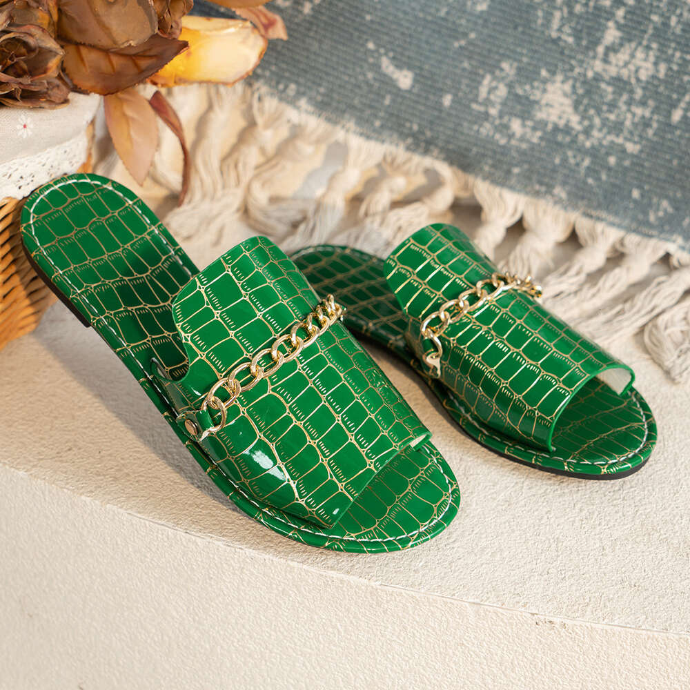 Size New Large Outerwear Metal Buckle Sandals Slippers Women S Beach Shoes Ddmysaturn