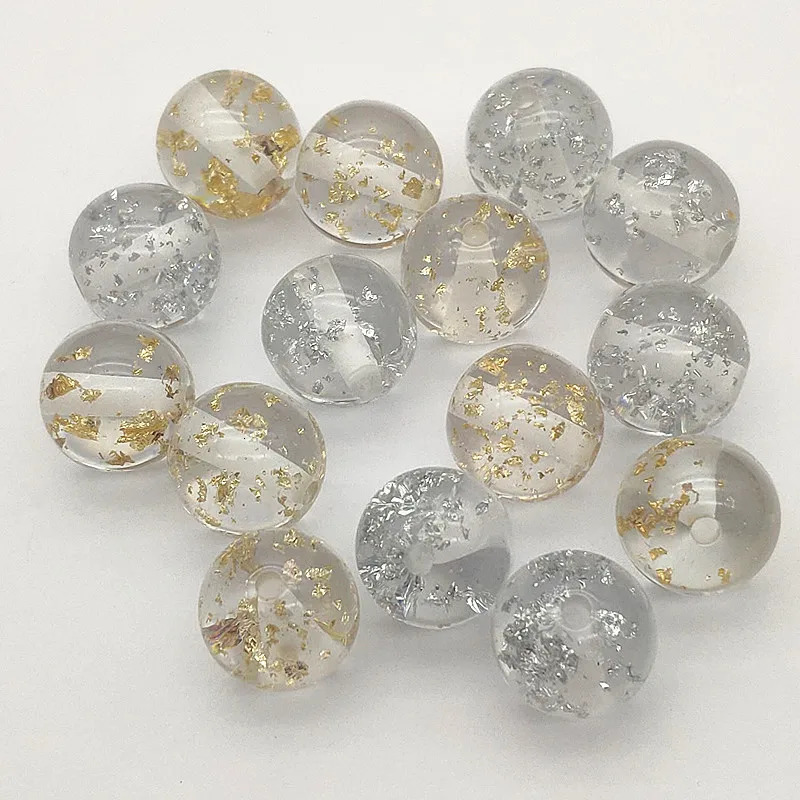 Arrival 16/20mm 100pcs Clear Resin Powder Chunky Round Beads For Handmade Necklace DIY Parts.Jewelry Findings Components 240620