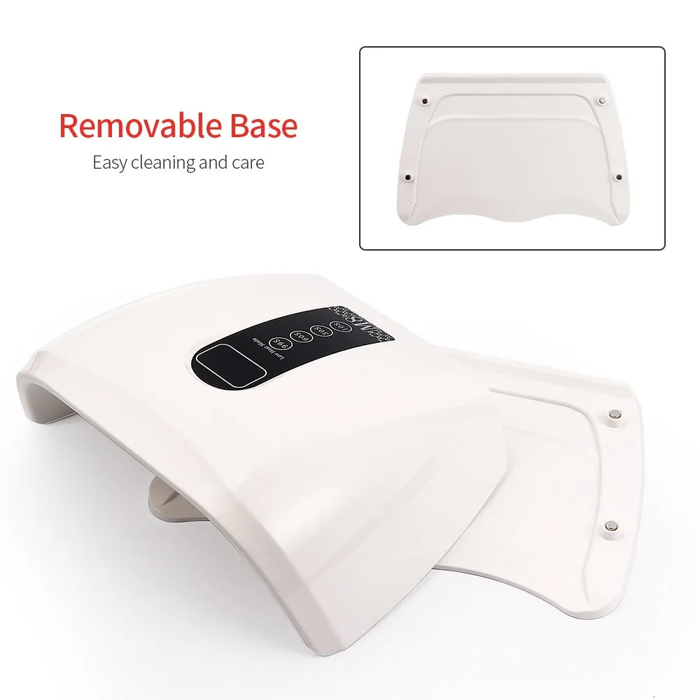 96W 48LED Lights Nail Dryer Red Light Fast Drying LED Nail Lamp Tow Hand Big Lamp Gel Polish Dryer Timer Smart Nail Art Tools 240620