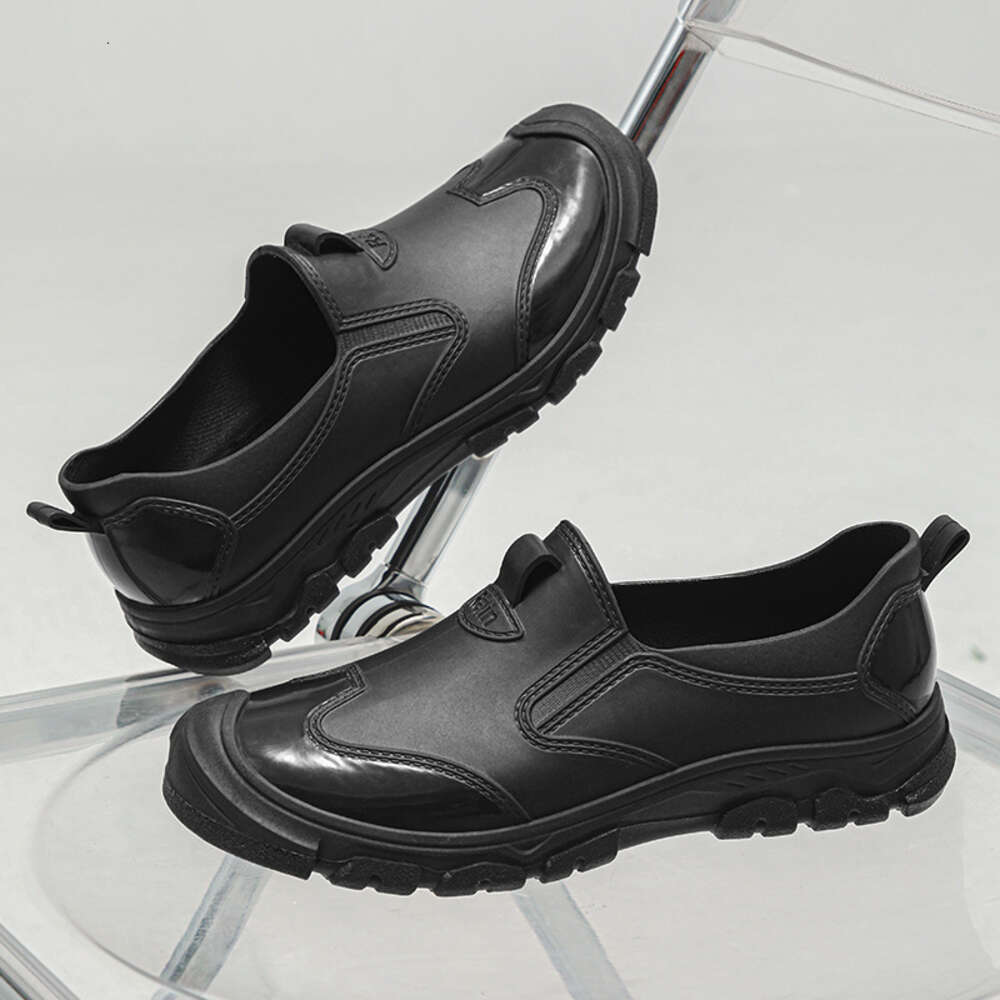 Spring Low Barrel Rainshoes Cover Chef 2024 New Men's Wide Edition Dad Rain Sky Water Shoes