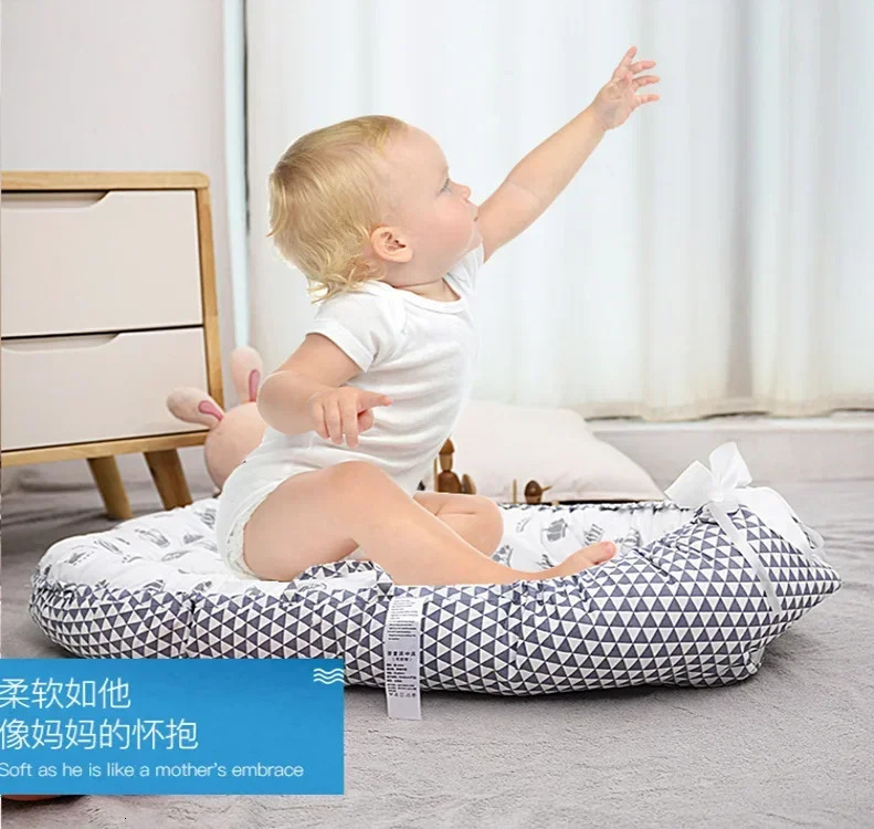Collapsible Removable Portable Compression Crib Portable Baby Crib Infant Cradle Cot born Nursery Bassinet Travel Folding 240619