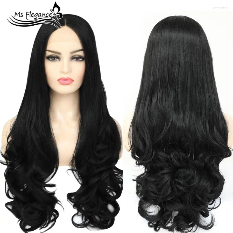 24Inch 613 Ombre For Black Women Wavy Synthetic Lace Front Hair Extention Blonde