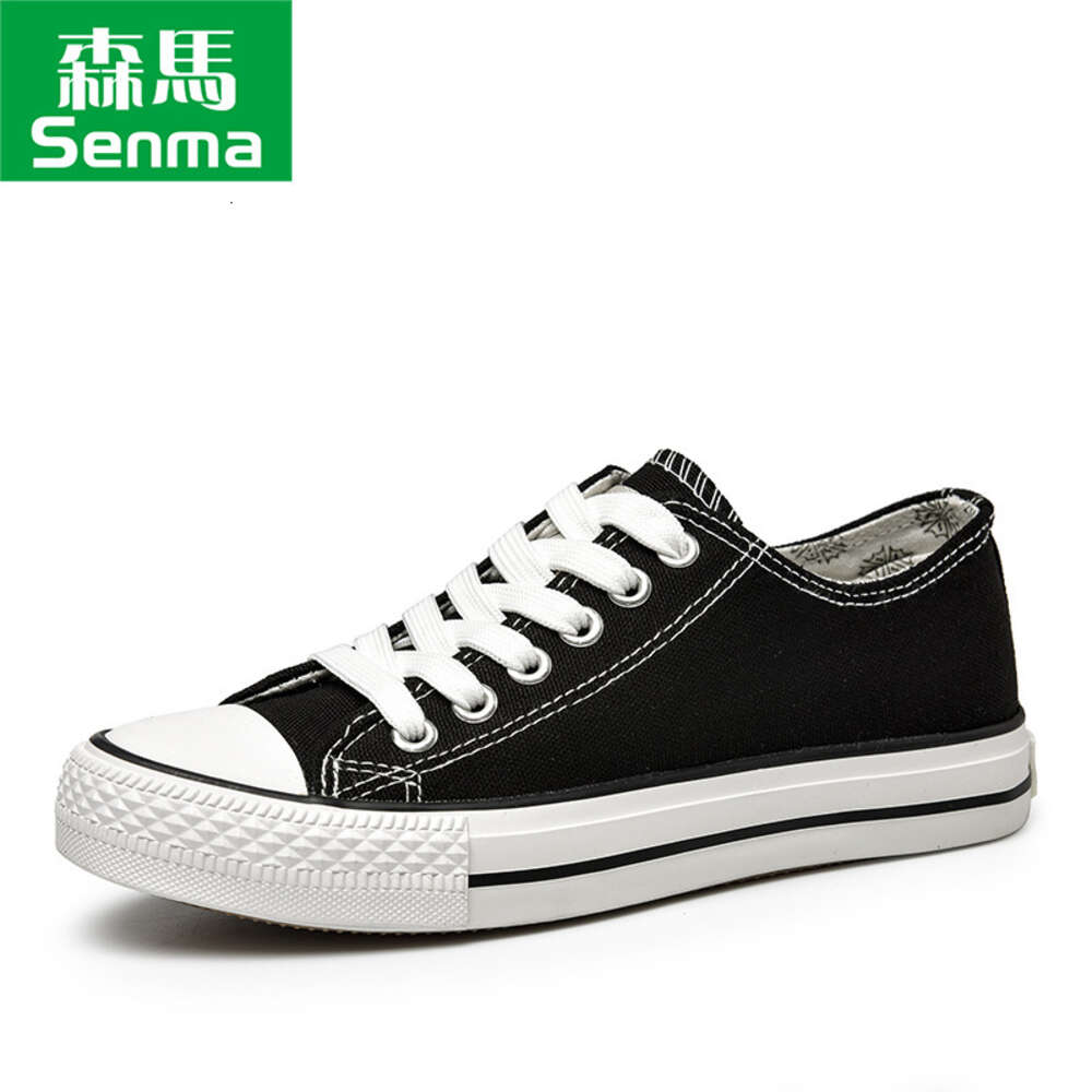 Ddmysports Senma Black Canvas For Men S Summer Breathable Trend Versatile New Low Top Board Casual Cloth Shoes OUTDOOR