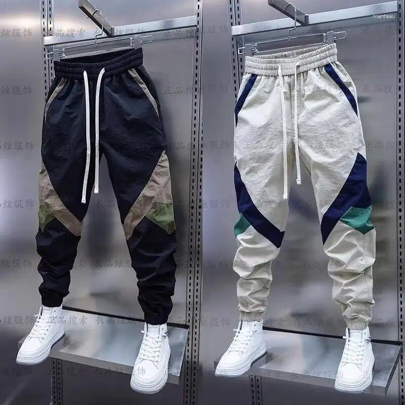 Men's Pants Casual Sports Sweatpants Male Jogger Quick-Dry Pencil Trousers Multi-pocket Sweatwear