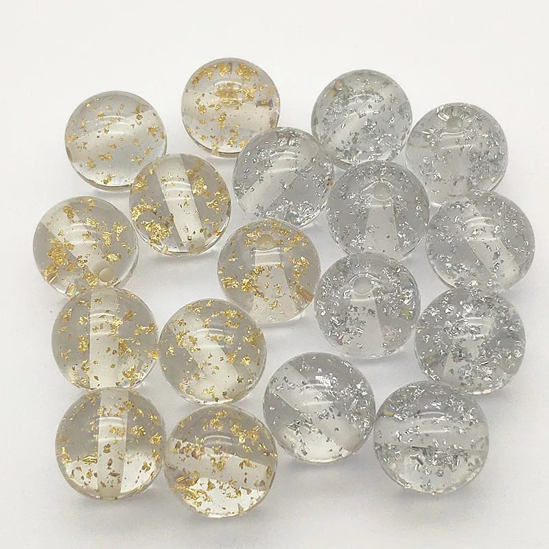 Arrival 16/20mm 100pcs Clear Resin Powder Chunky Round Beads For Handmade Necklace DIY Parts.Jewelry Findings Components 240620