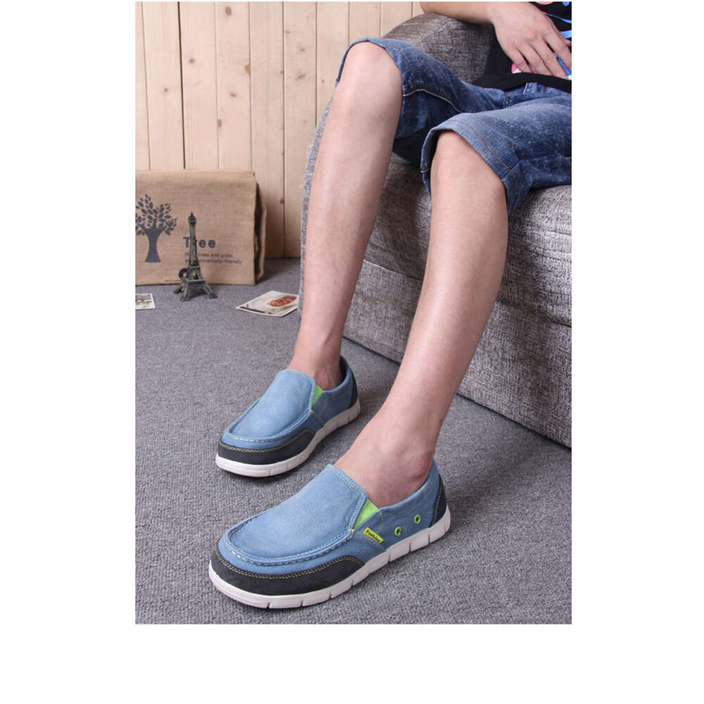 Ddmysports Spring Season Men S Old Beijing Large Canvas Casual And Breathable One Step Kick Autumn Dad Father Shoes Wide Feet OUTDOOR